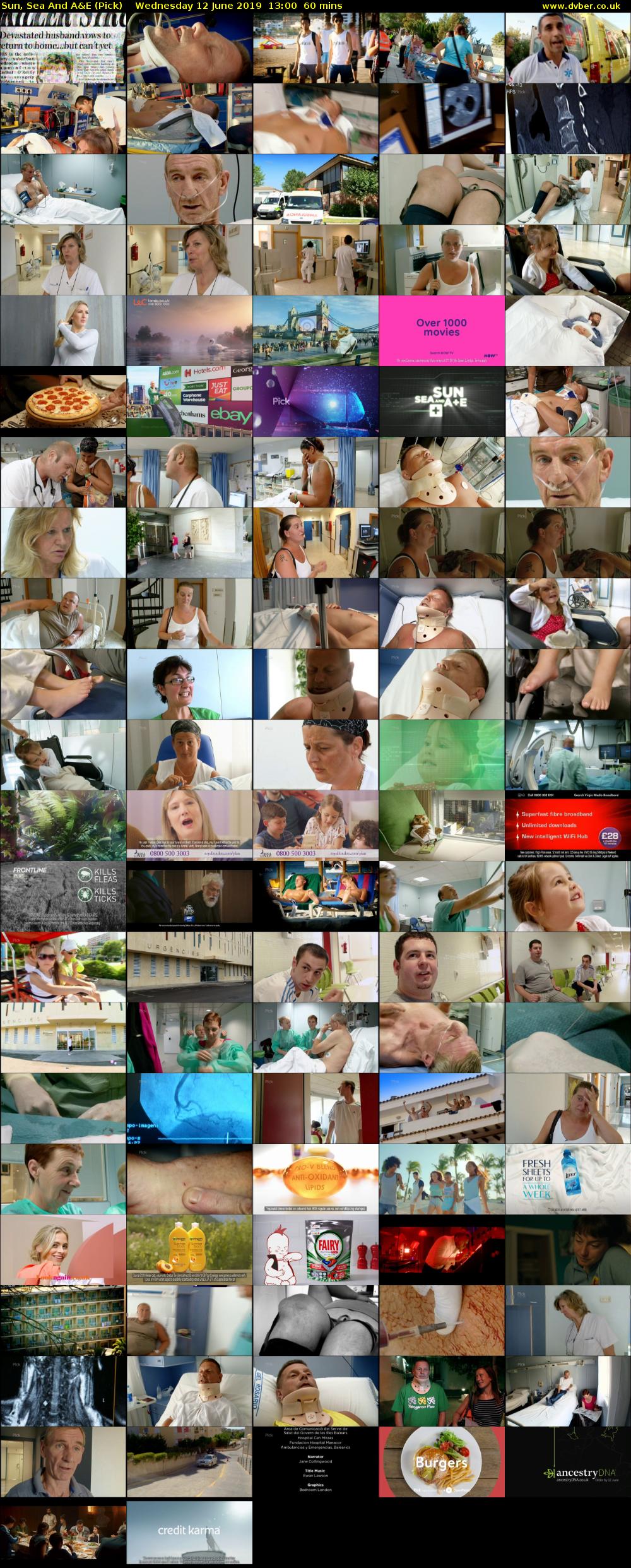 Sun, Sea And A&E (Pick) Wednesday 12 June 2019 13:00 - 14:00