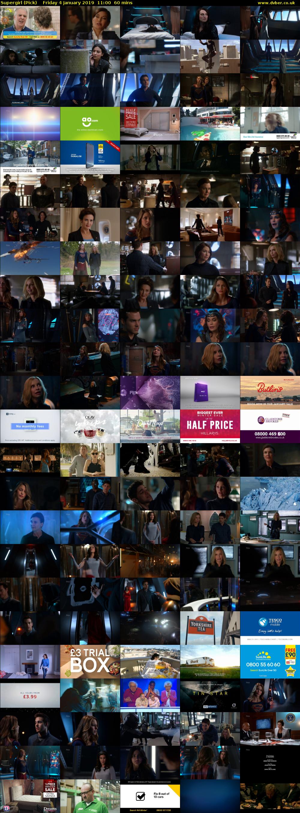 Supergirl (Pick) Friday 4 January 2019 11:00 - 12:00
