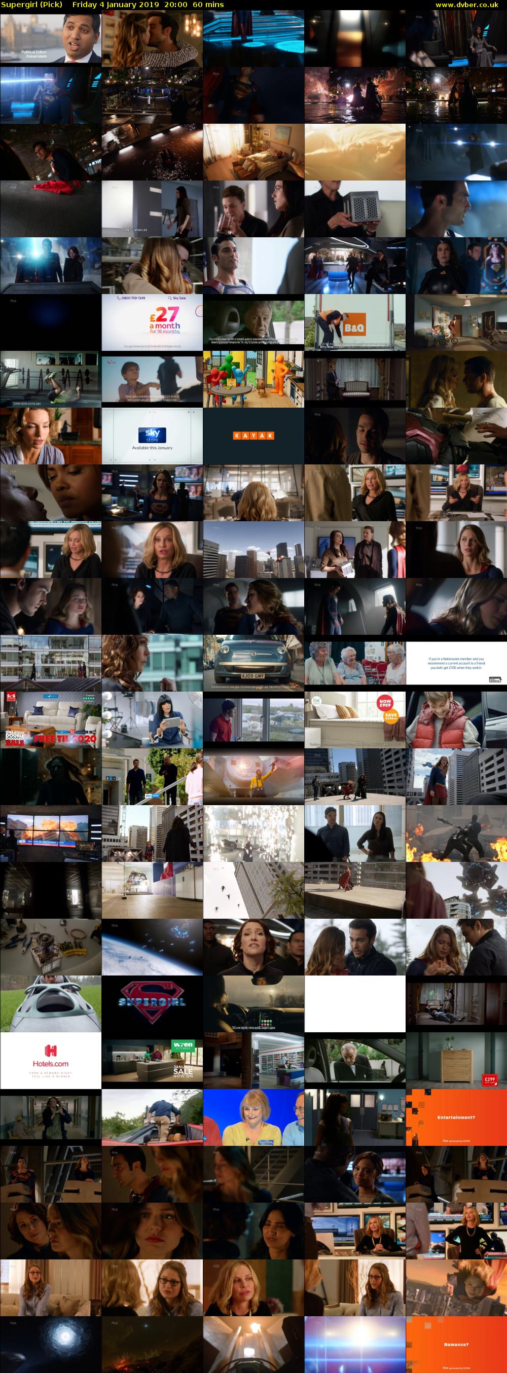 Supergirl (Pick) Friday 4 January 2019 20:00 - 21:00