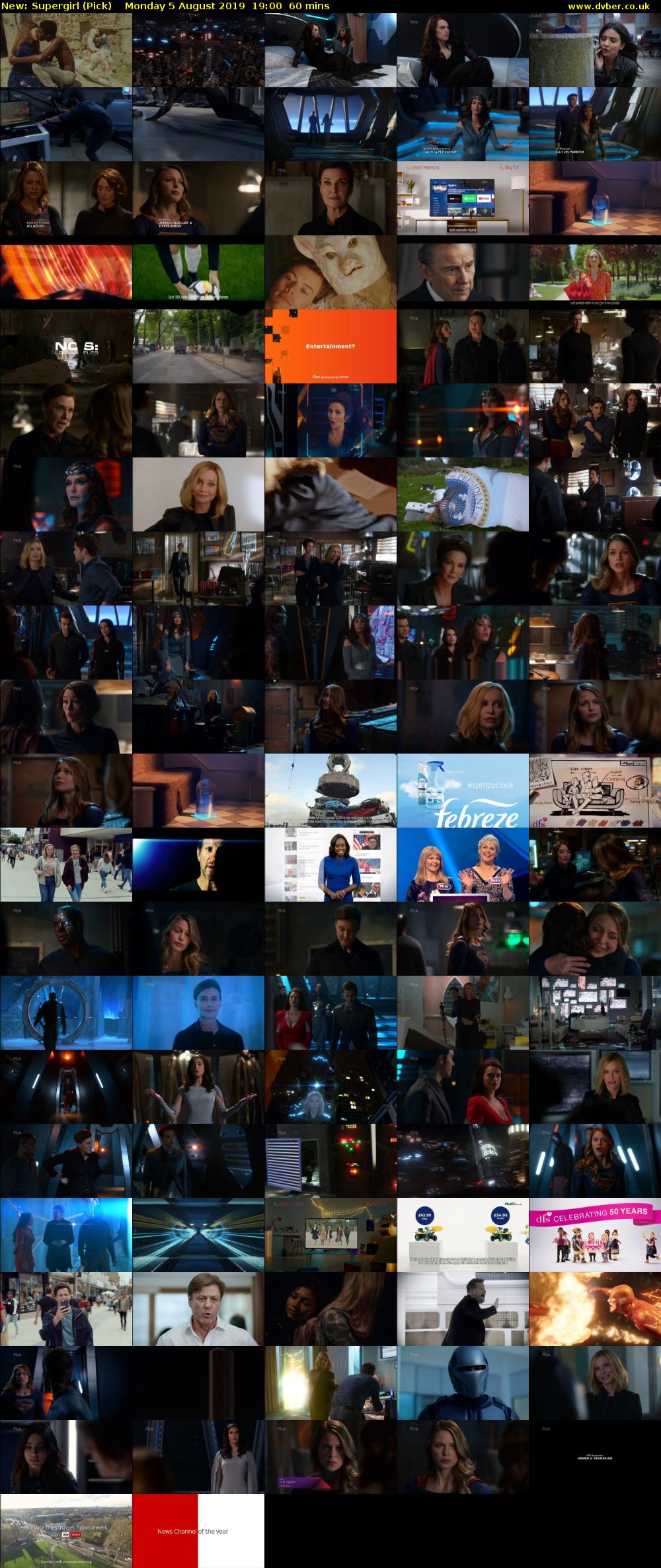 Supergirl (Pick) Monday 5 August 2019 19:00 - 20:00