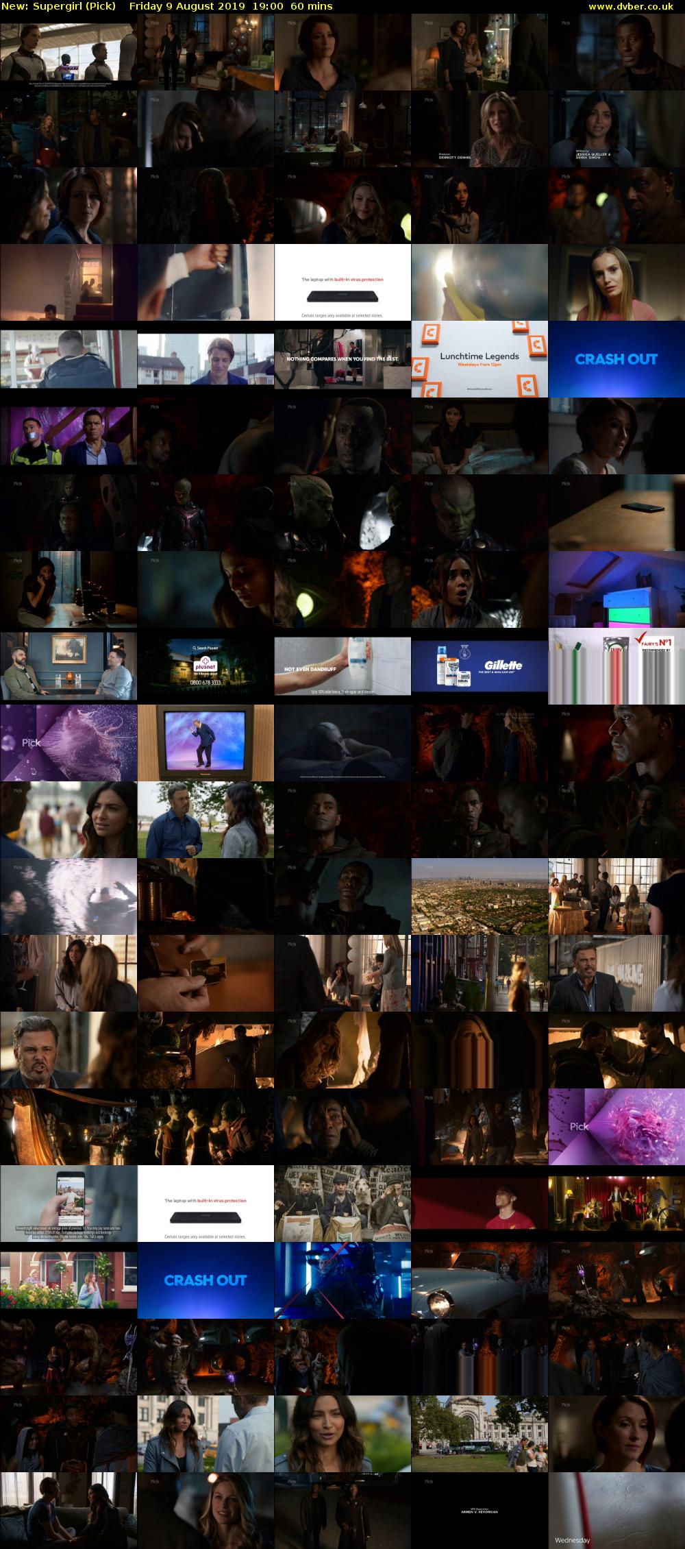 Supergirl (Pick) Friday 9 August 2019 19:00 - 20:00