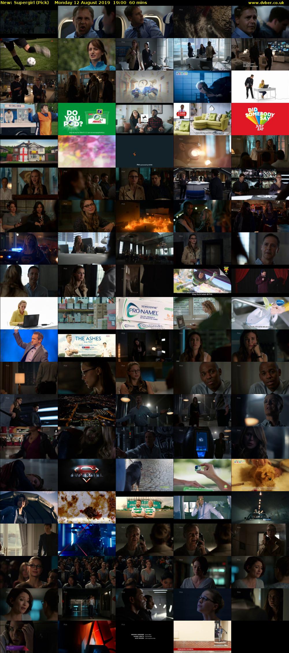 Supergirl (Pick) Monday 12 August 2019 19:00 - 20:00