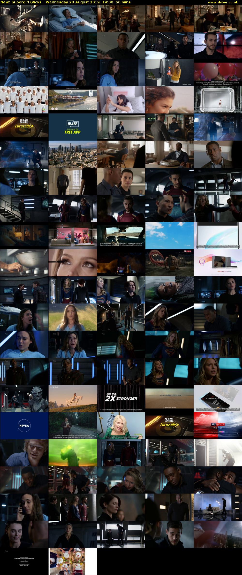Supergirl (Pick) Wednesday 28 August 2019 19:00 - 20:00