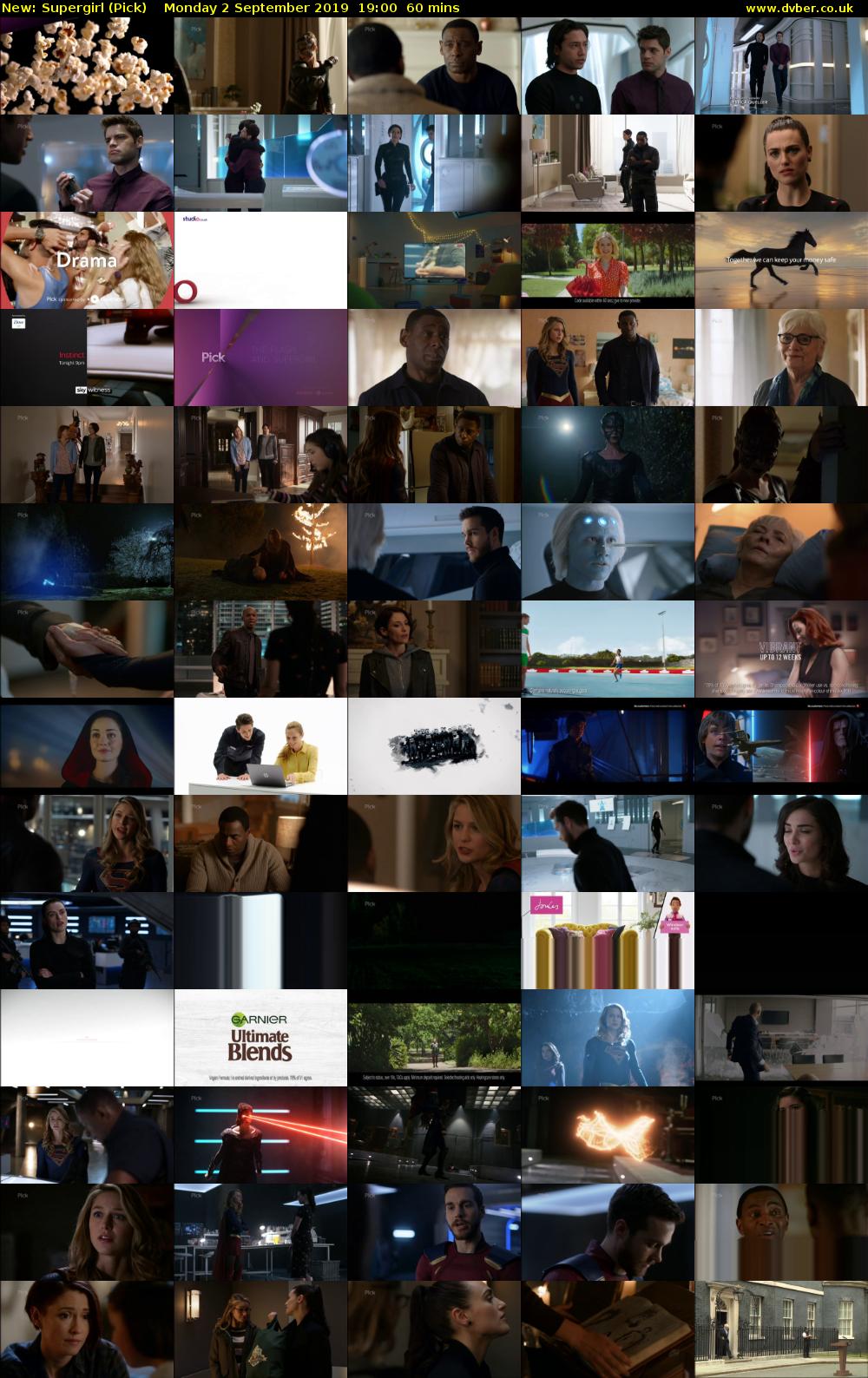 Supergirl (Pick) Monday 2 September 2019 19:00 - 20:00