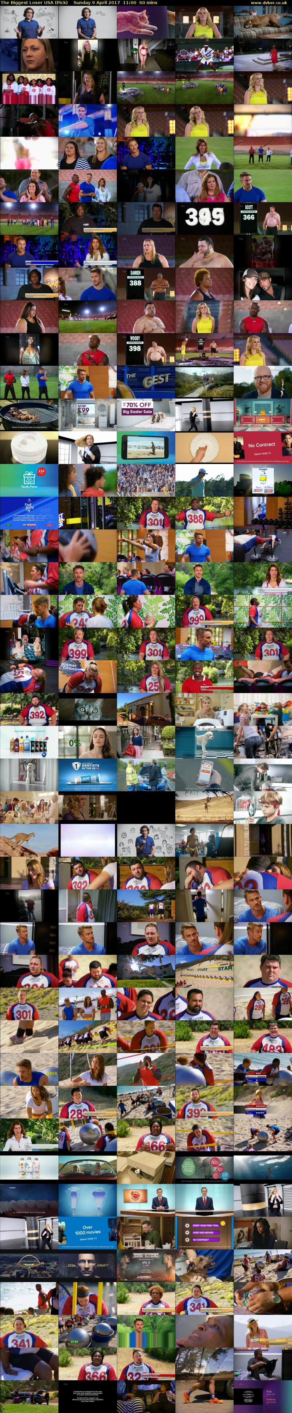 The Biggest Loser USA (Pick) Sunday 9 April 2017 11:00 - 12:00