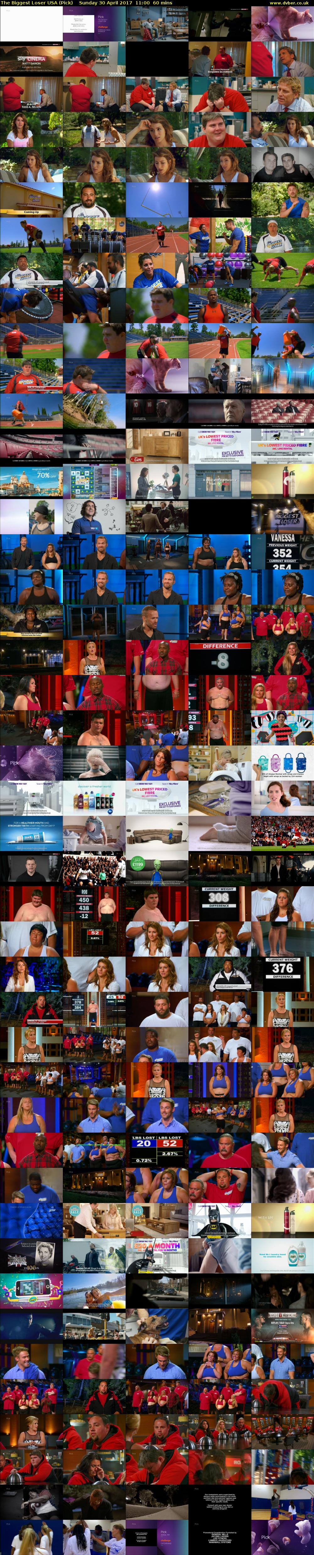 The Biggest Loser USA (Pick) Sunday 30 April 2017 11:00 - 12:00