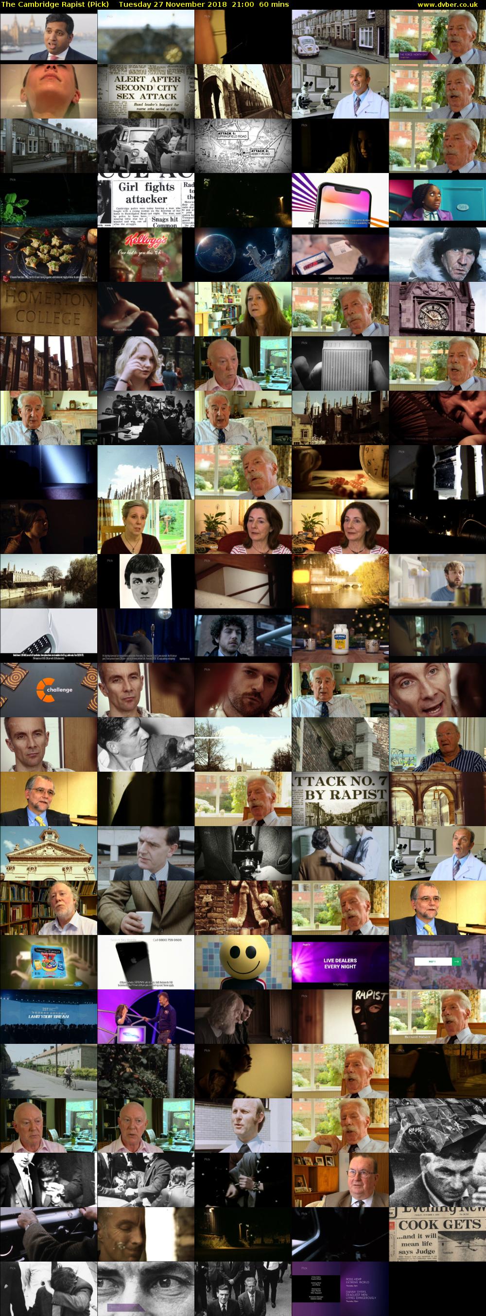 The Cambridge Rapist (Pick) Tuesday 27 November 2018 21:00 - 22:00