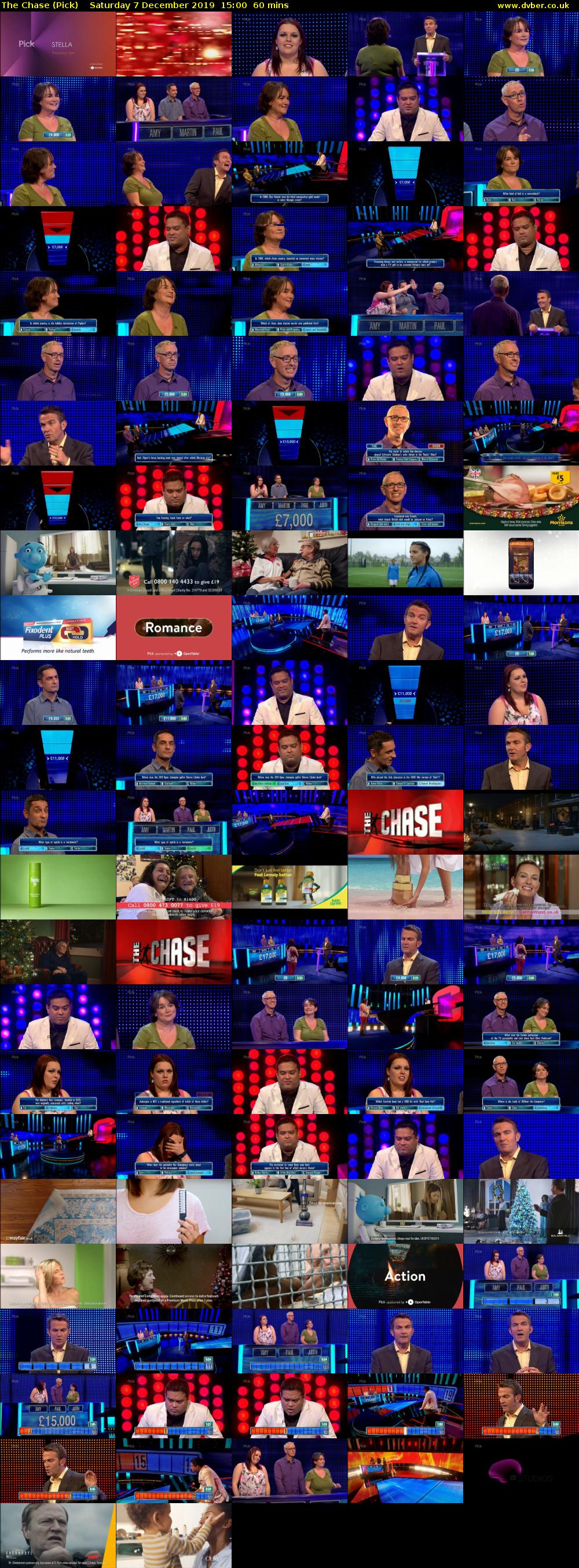 The Chase (Pick) Saturday 7 December 2019 15:00 - 16:00