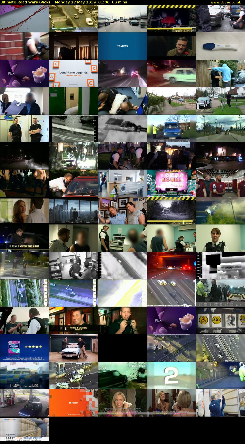 Ultimate Road Wars (Pick) Monday 27 May 2019 01:00 - 02:00
