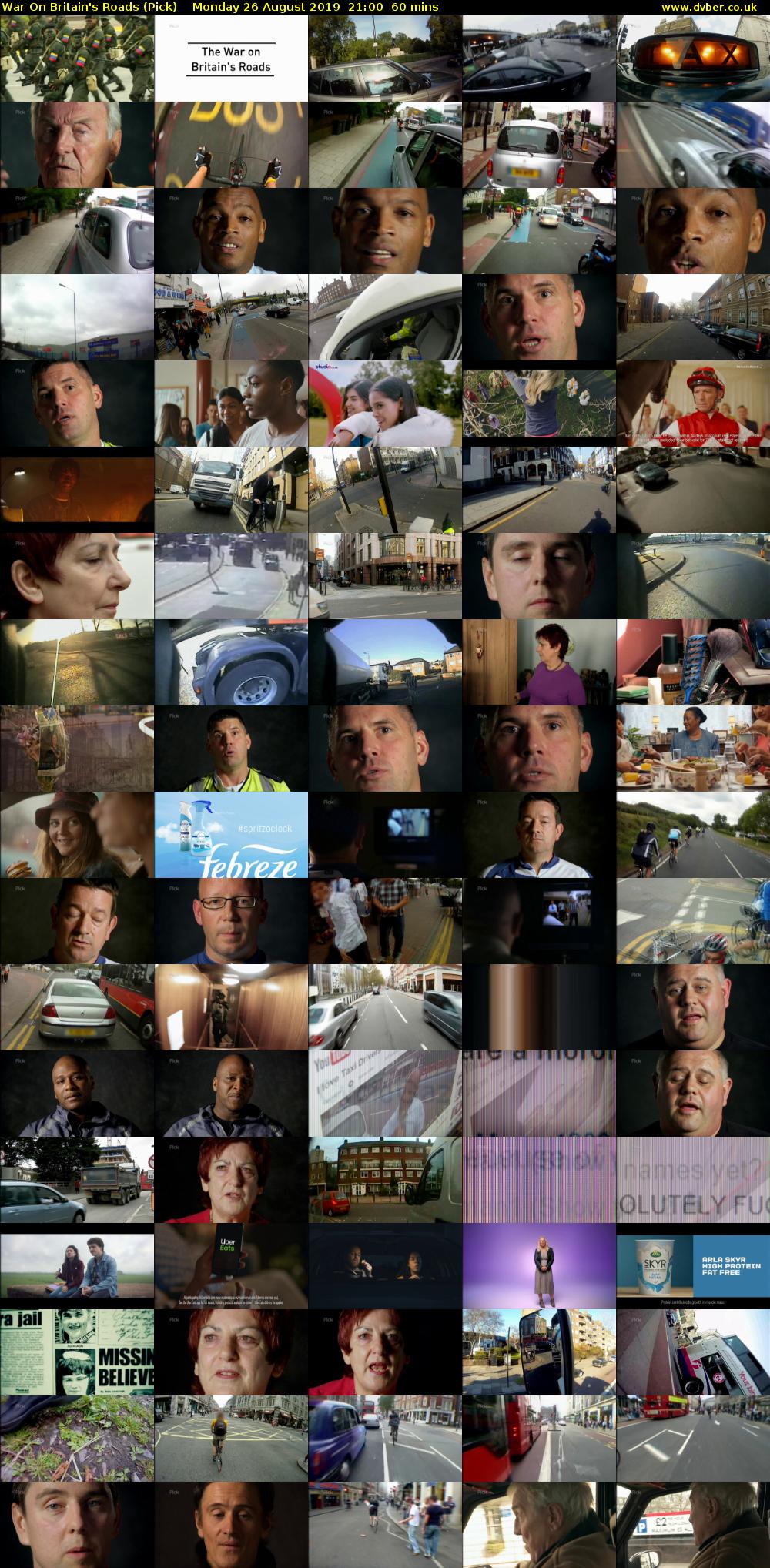 War On Britain's Roads (Pick) Monday 26 August 2019 21:00 - 22:00