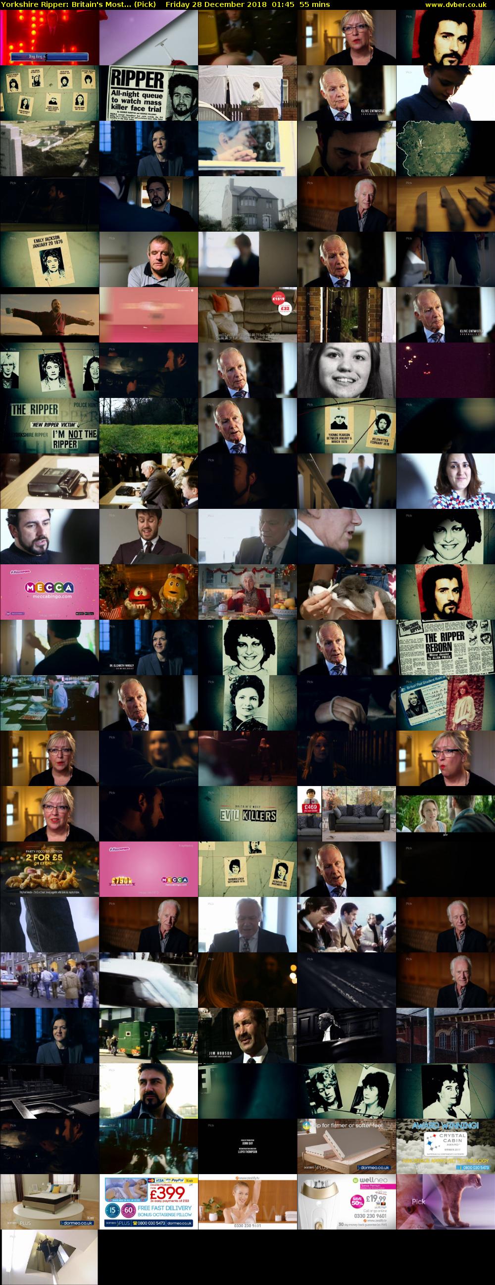 Yorkshire Ripper: Britain's Most... (Pick) Friday 28 December 2018 01:45 - 02:40