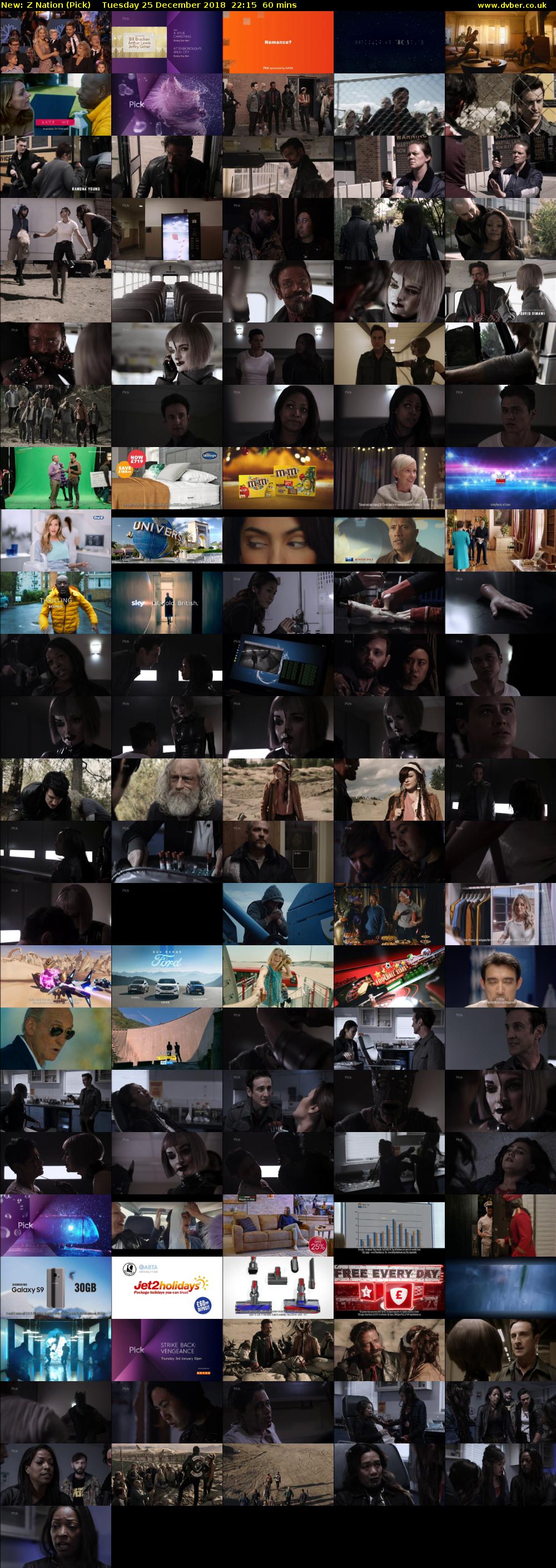 Z Nation (Pick) Tuesday 25 December 2018 22:15 - 23:15
