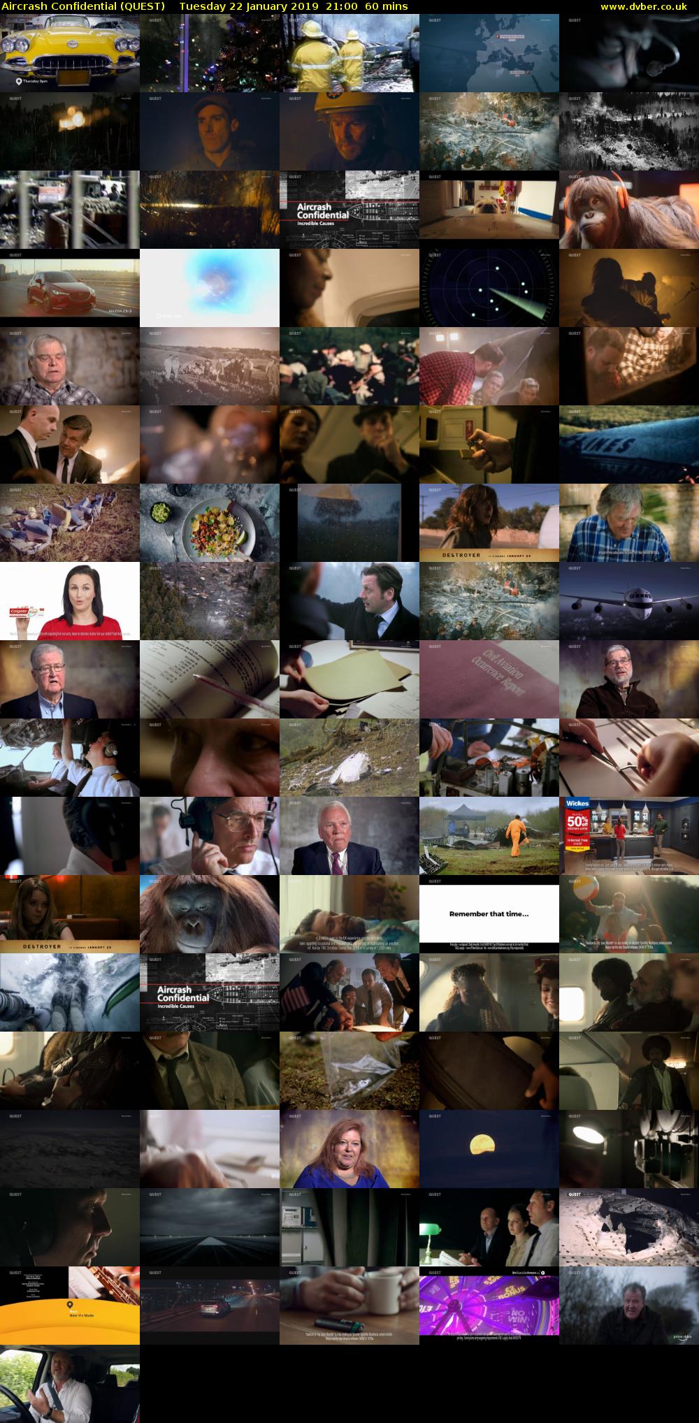 Aircrash Confidential (QUEST) Tuesday 22 January 2019 21:00 - 22:00