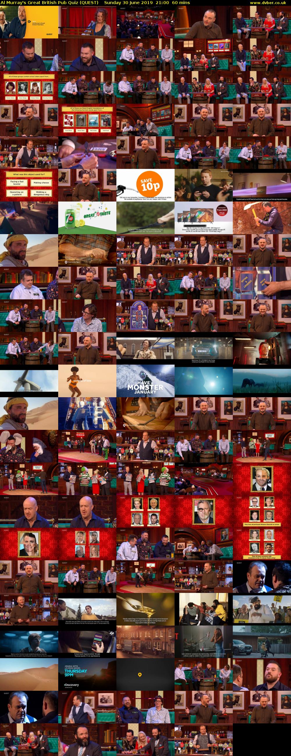 Al Murray's Great British Pub Quiz (QUEST) Sunday 30 June 2019 21:00 - 22:00