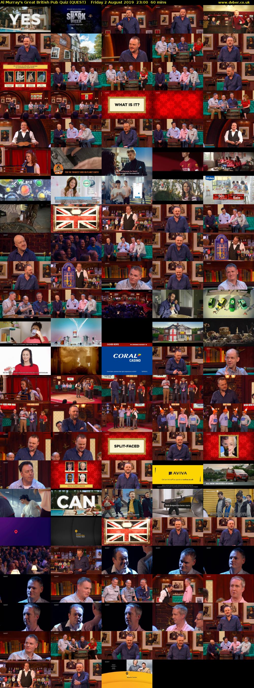 Al Murray's Great British Pub Quiz (QUEST) Friday 2 August 2019 23:00 - 00:00