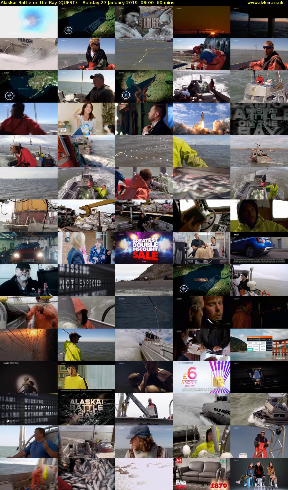 Alaska: Battle on the Bay (QUEST) Sunday 27 January 2019 08:00 - 09:00