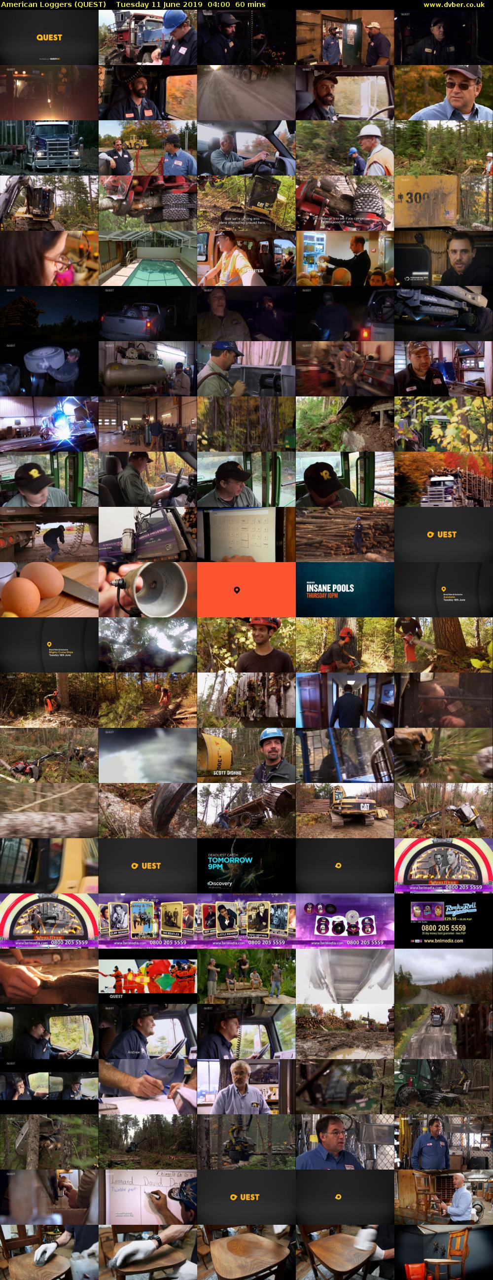 American Loggers (QUEST) Tuesday 11 June 2019 04:00 - 05:00