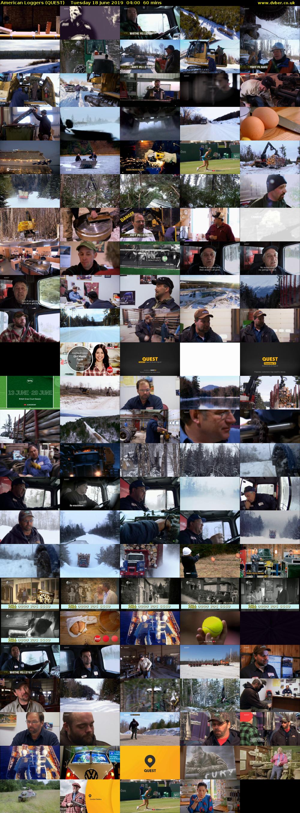 American Loggers (QUEST) Tuesday 18 June 2019 04:00 - 05:00