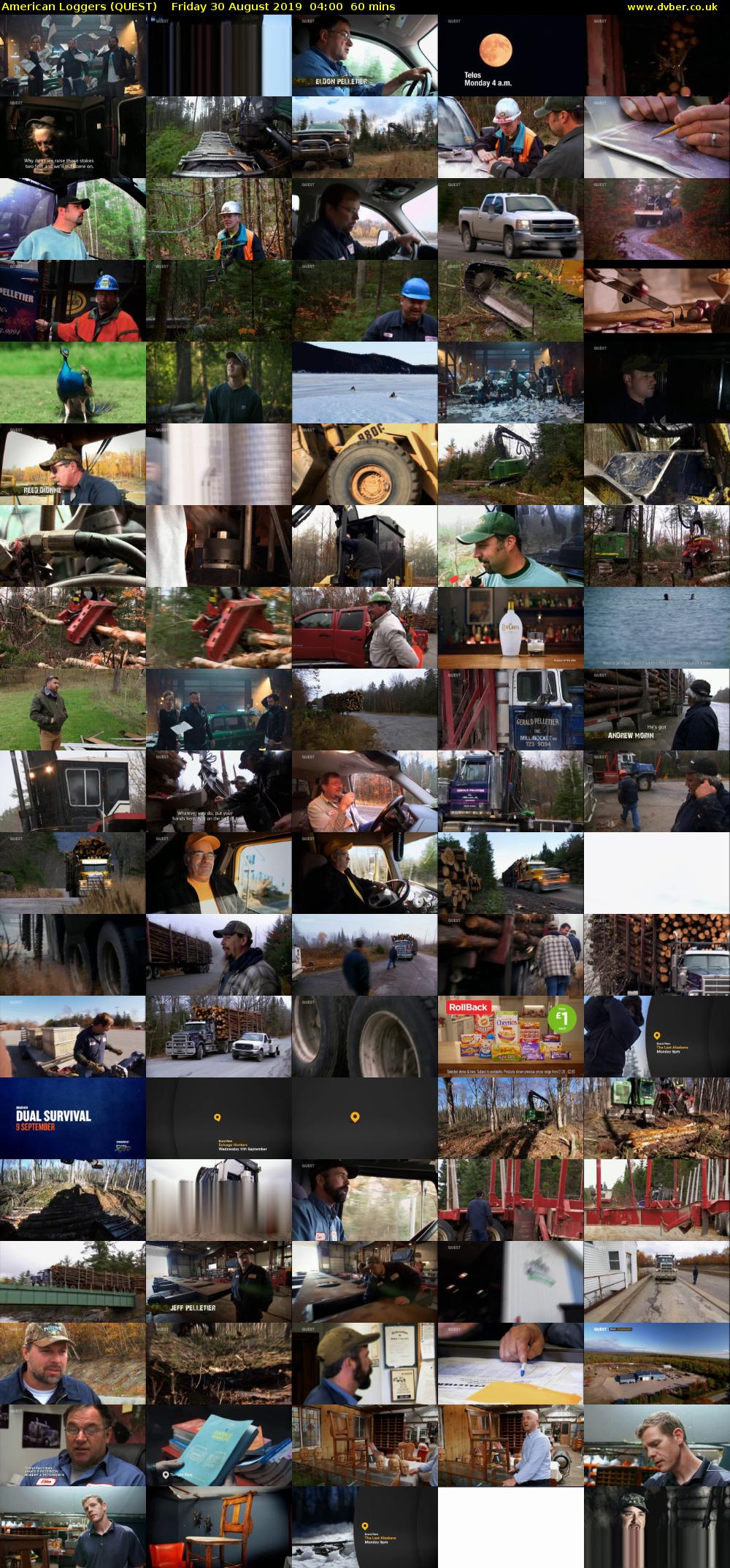 American Loggers (QUEST) Friday 30 August 2019 04:00 - 05:00