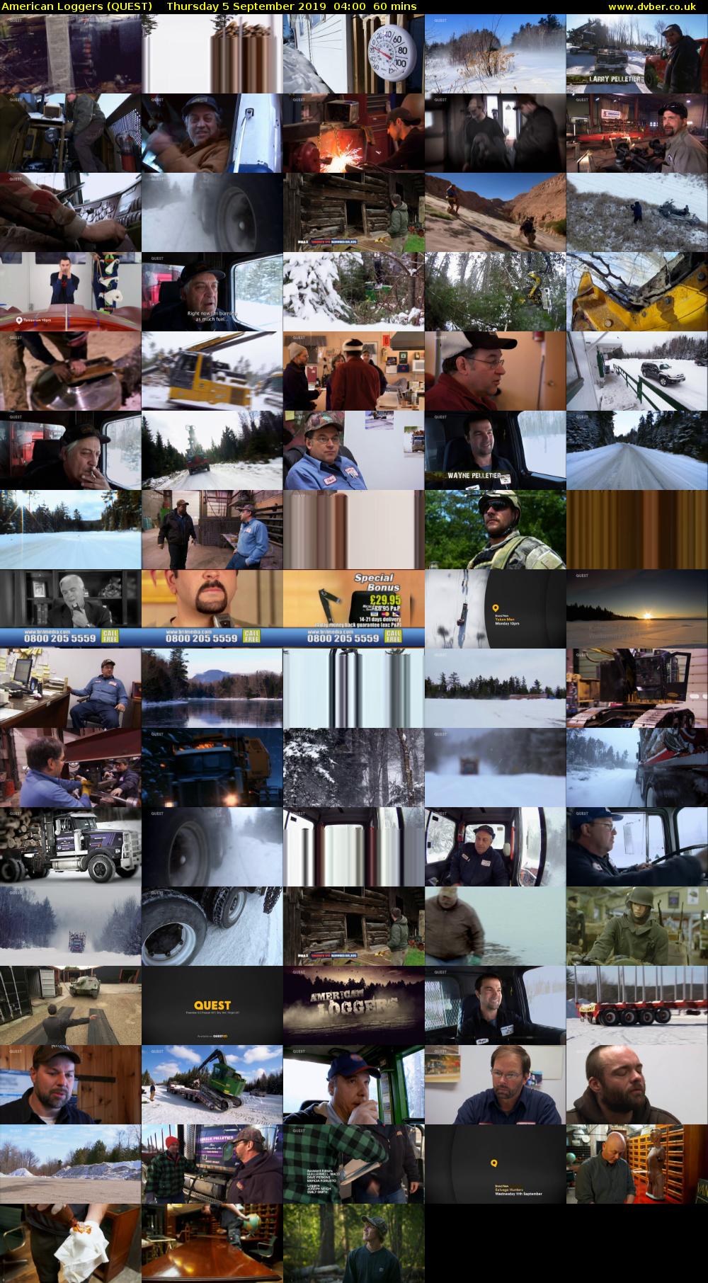 American Loggers (QUEST) Thursday 5 September 2019 04:00 - 05:00