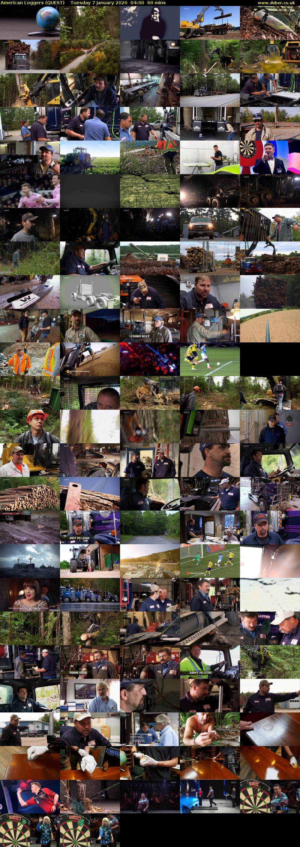 American Loggers (QUEST) Tuesday 7 January 2020 04:00 - 05:00