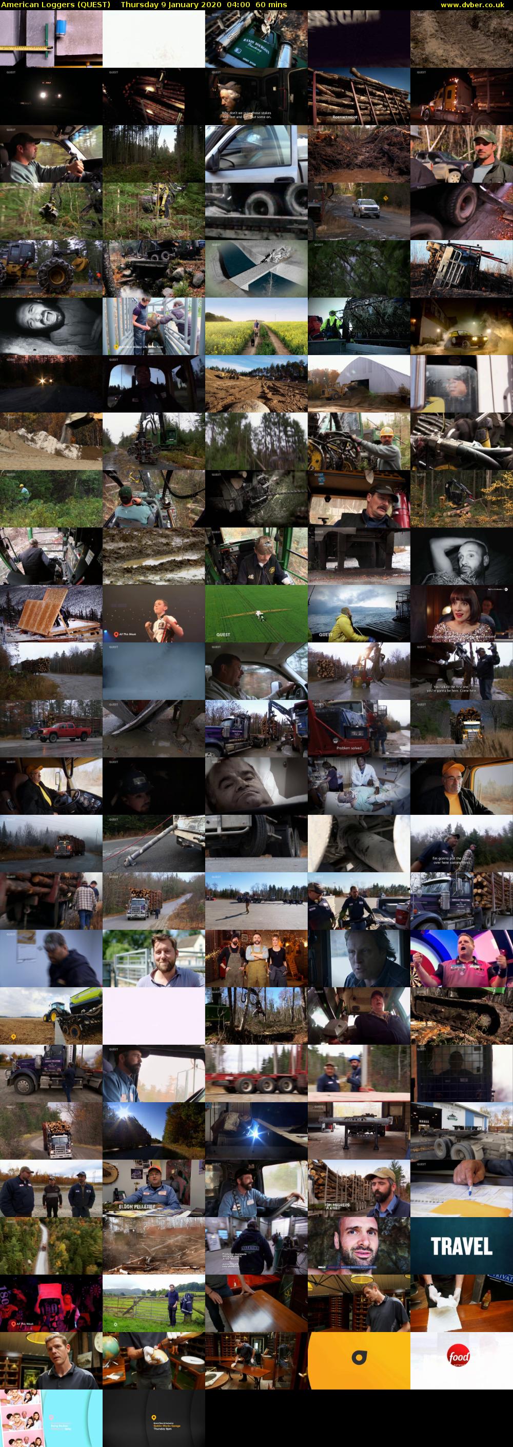 American Loggers (QUEST) Thursday 9 January 2020 04:00 - 05:00