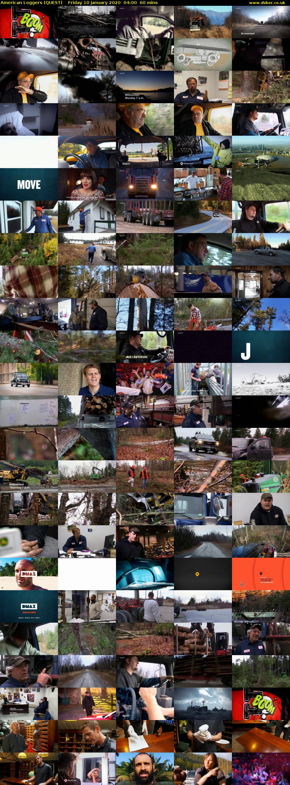American Loggers (QUEST) Friday 10 January 2020 04:00 - 05:00
