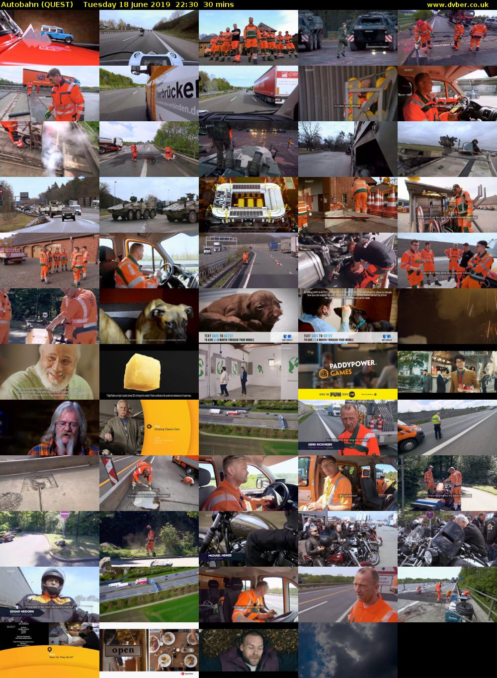 Autobahn (QUEST) Tuesday 18 June 2019 22:30 - 23:00