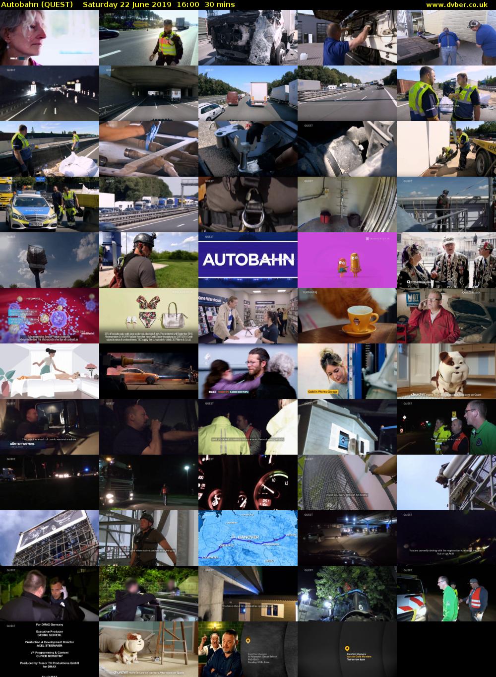 Autobahn (QUEST) Saturday 22 June 2019 16:00 - 16:30