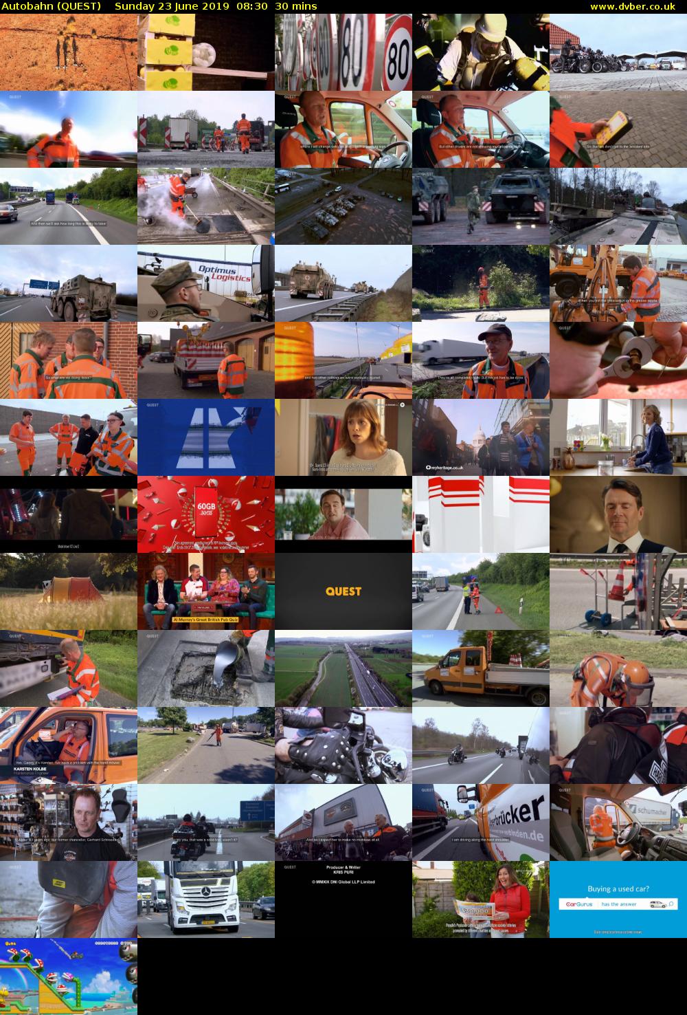 Autobahn (QUEST) Sunday 23 June 2019 08:30 - 09:00