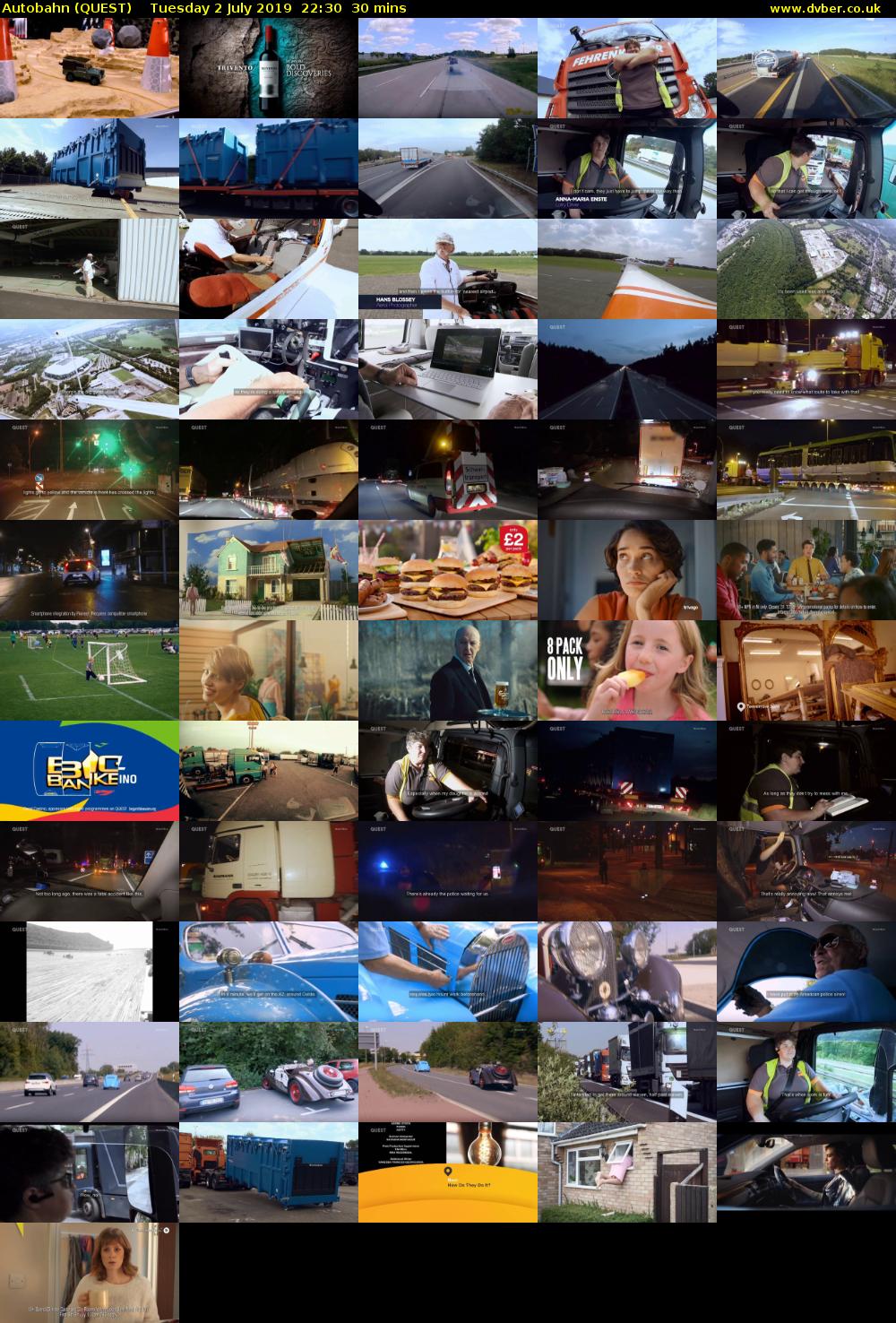 Autobahn (QUEST) Tuesday 2 July 2019 22:30 - 23:00