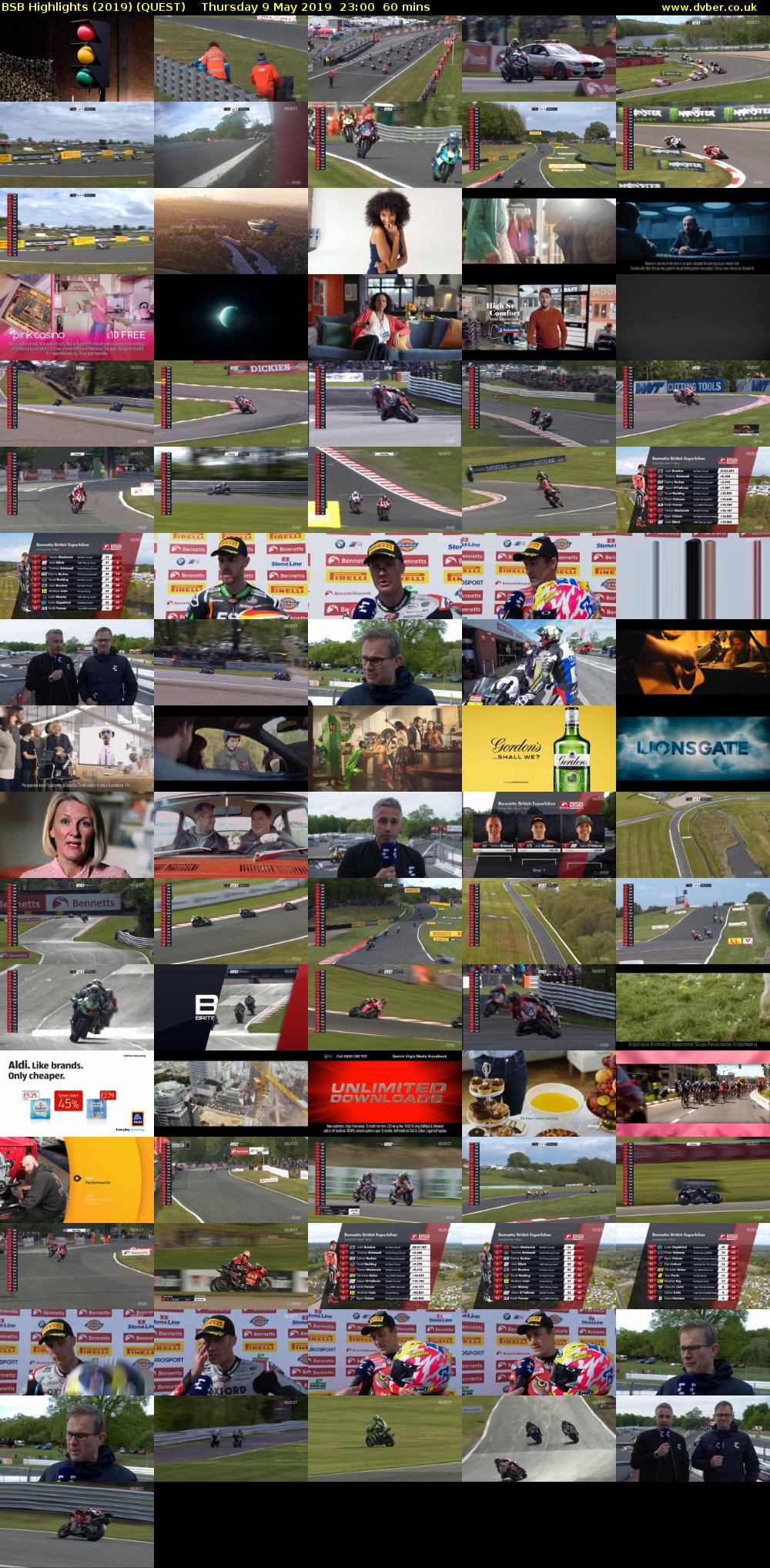 BSB Highlights (2019) (QUEST) Thursday 9 May 2019 23:00 - 00:00