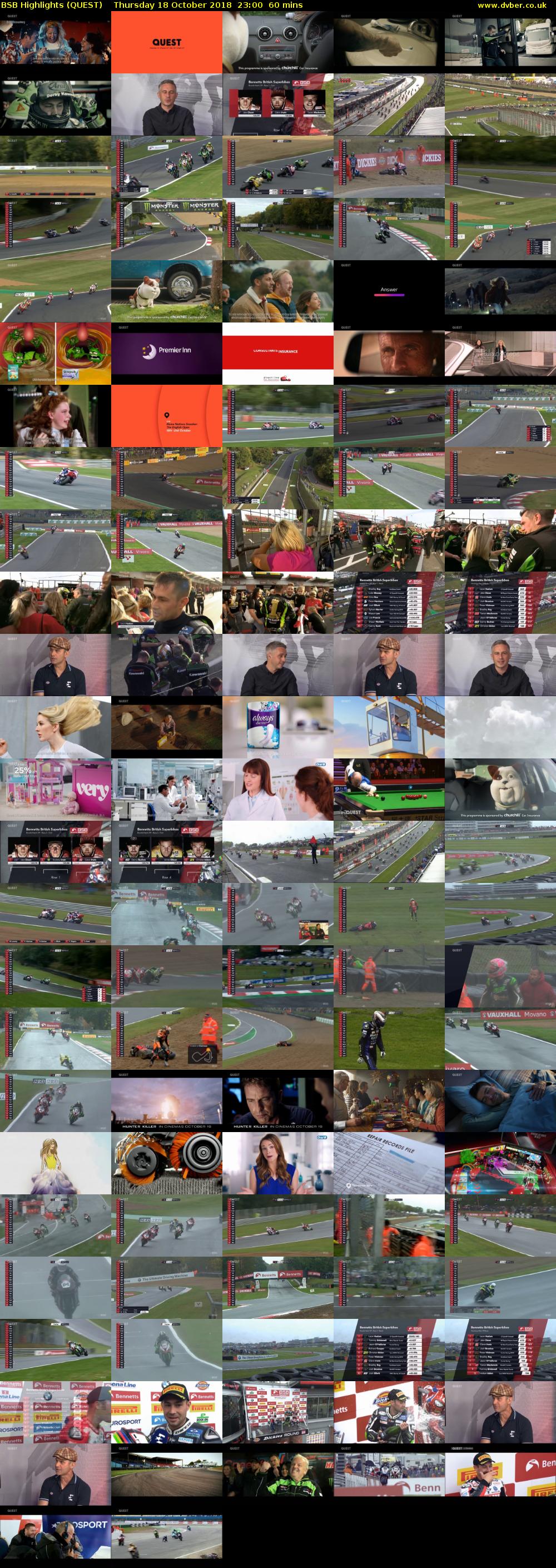 BSB Highlights (QUEST) Thursday 18 October 2018 23:00 - 00:00