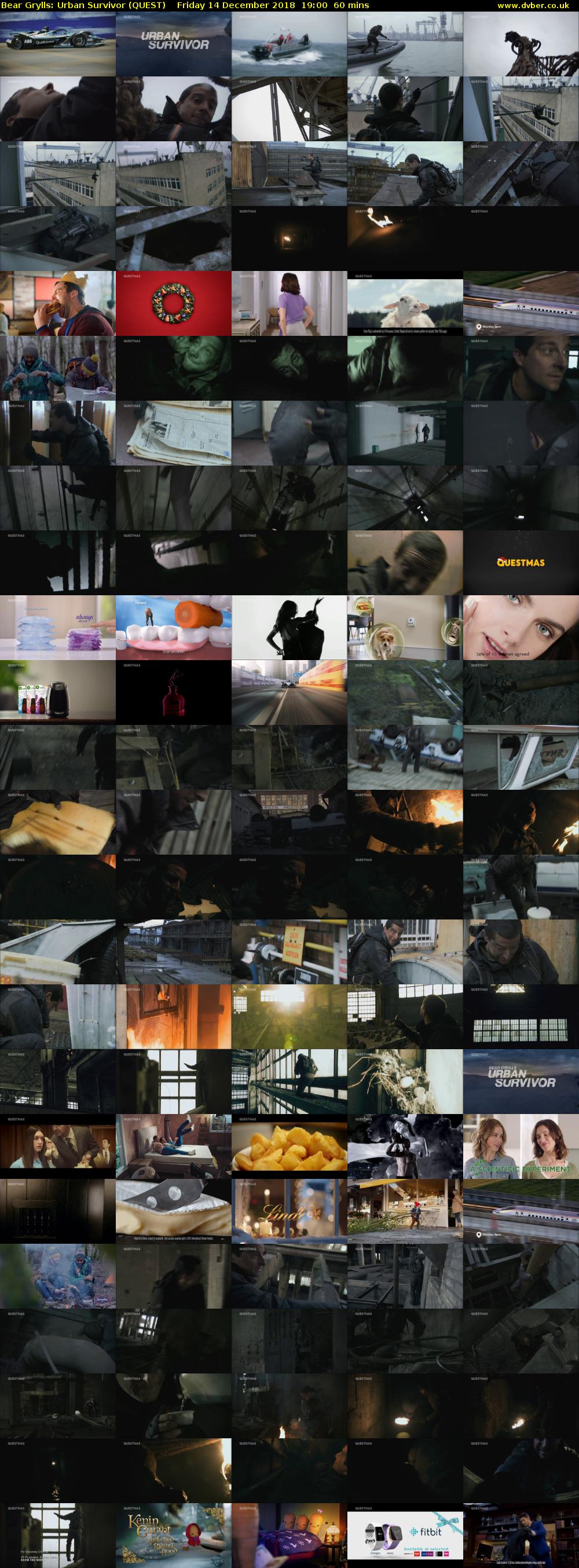 Bear Grylls: Urban Survivor (QUEST) Friday 14 December 2018 19:00 - 20:00
