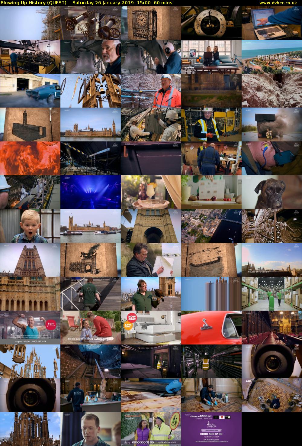 Blowing Up History (QUEST) Saturday 26 January 2019 15:00 - 16:00