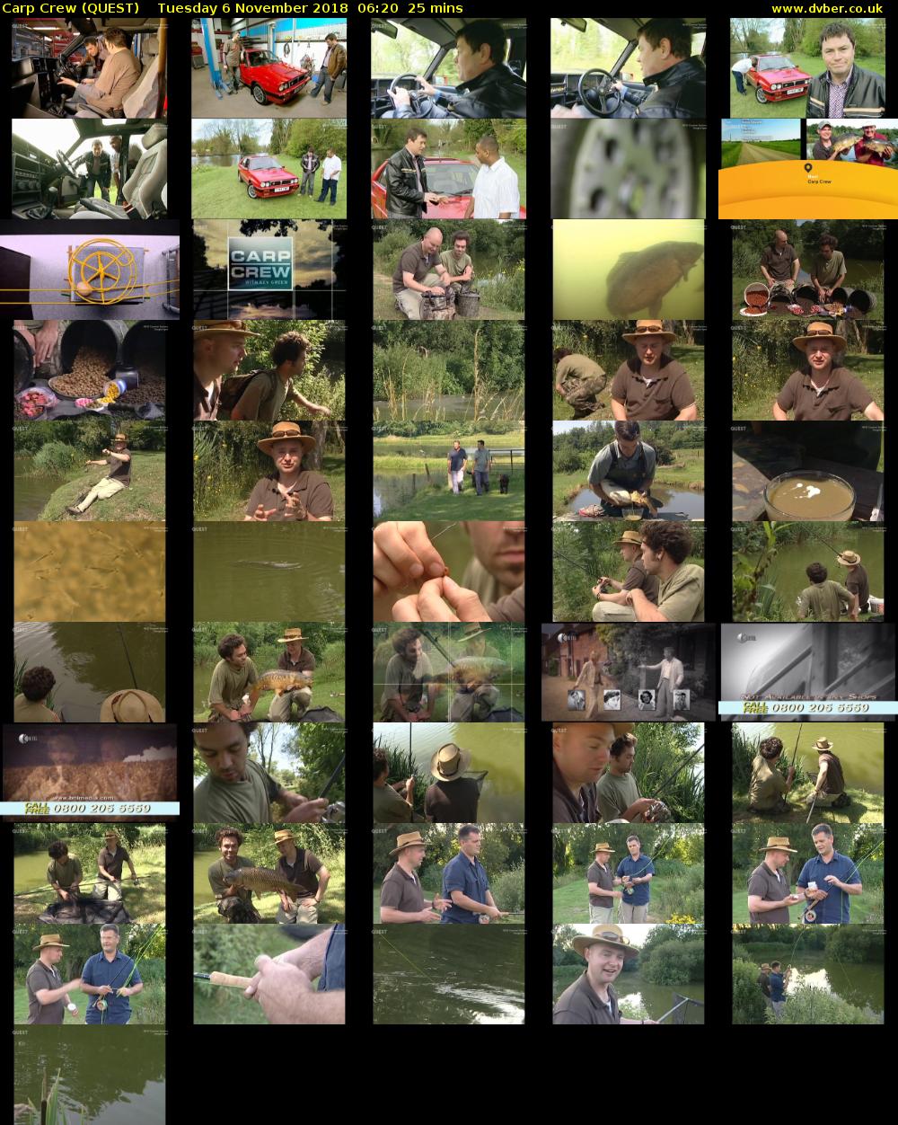 Carp Crew (QUEST) Tuesday 6 November 2018 06:20 - 06:45