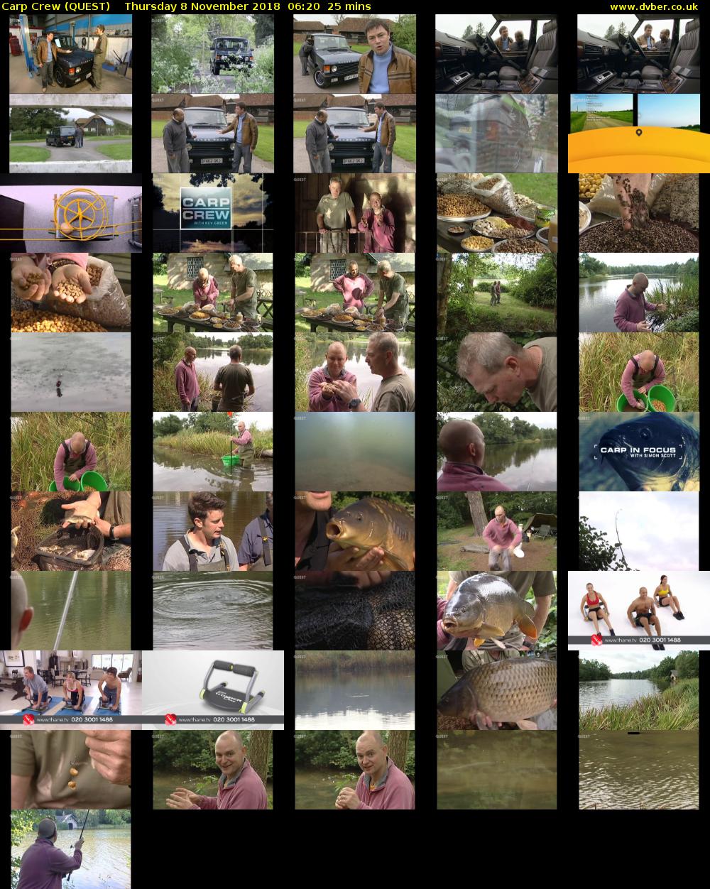 Carp Crew (QUEST) Thursday 8 November 2018 06:20 - 06:45