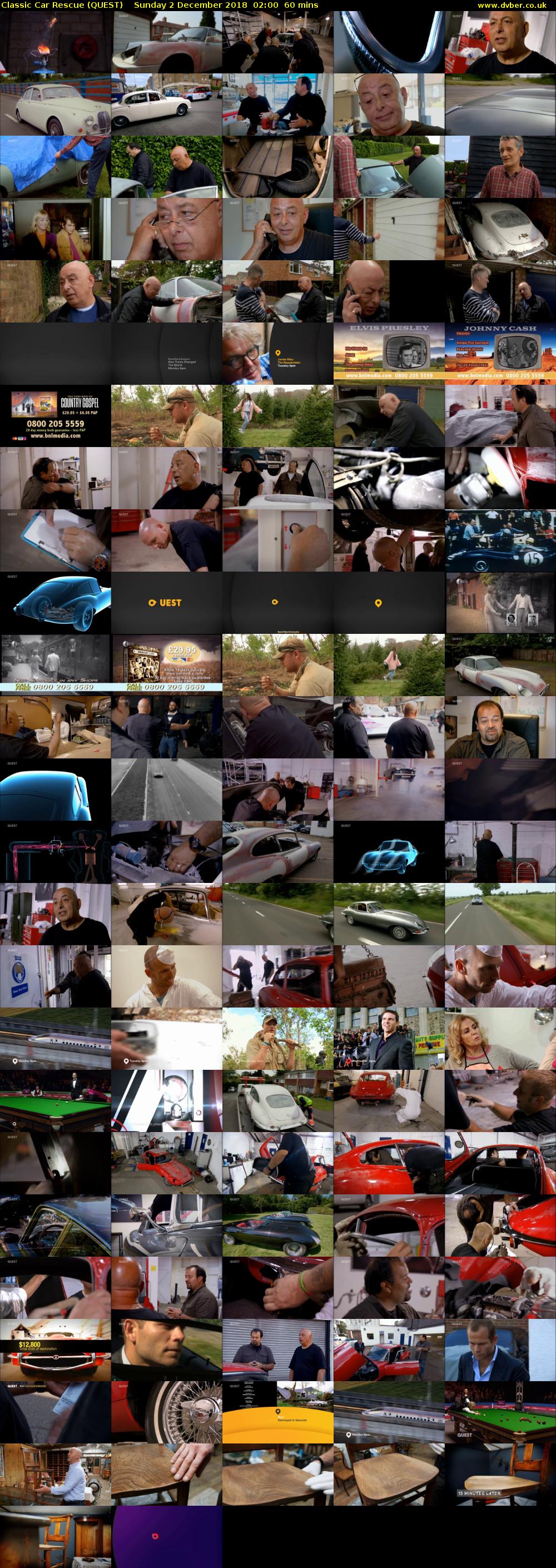 Classic Car Rescue (QUEST) Sunday 2 December 2018 02:00 - 03:00