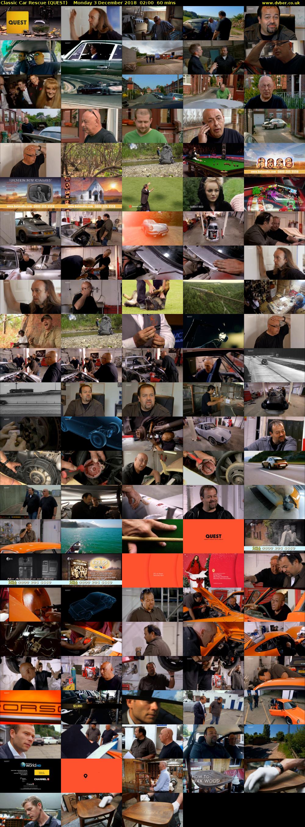 Classic Car Rescue (QUEST) Monday 3 December 2018 02:00 - 03:00