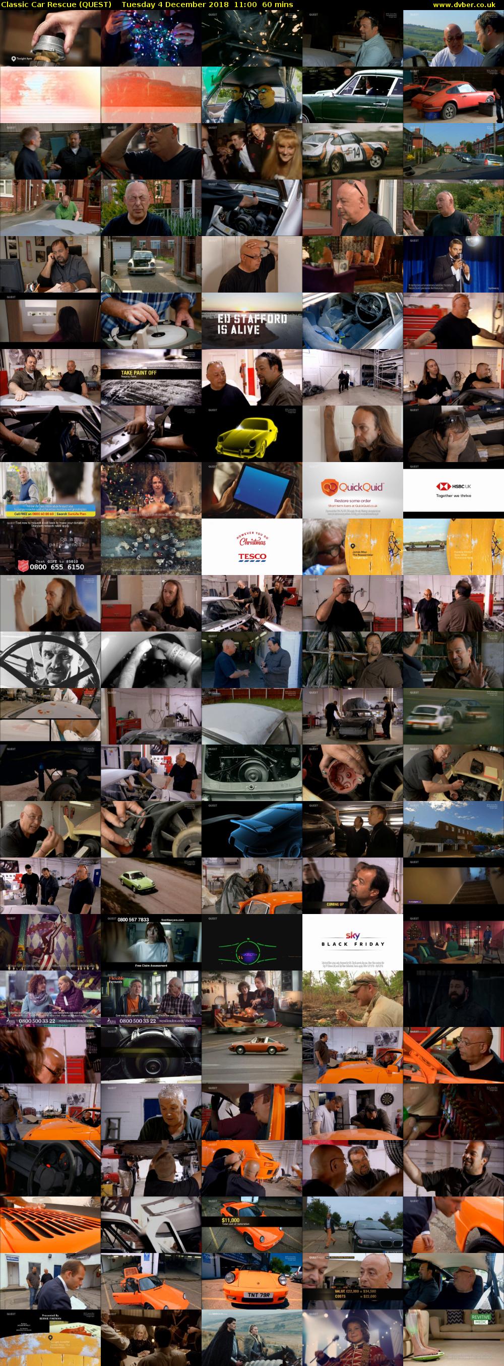 Classic Car Rescue (QUEST) Tuesday 4 December 2018 11:00 - 12:00