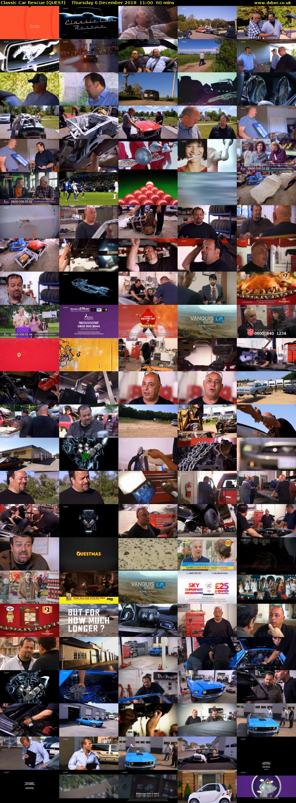 Classic Car Rescue (QUEST) Thursday 6 December 2018 11:00 - 12:00