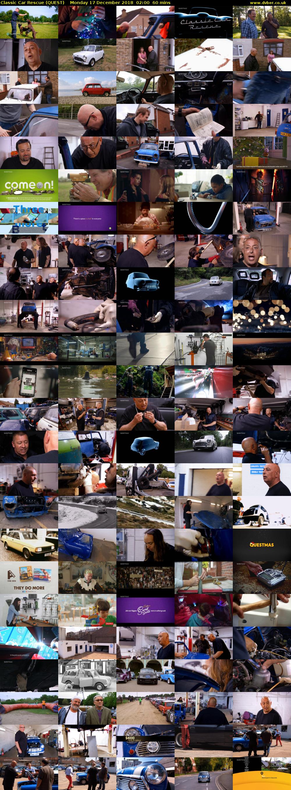 Classic Car Rescue (QUEST) Monday 17 December 2018 02:00 - 03:00