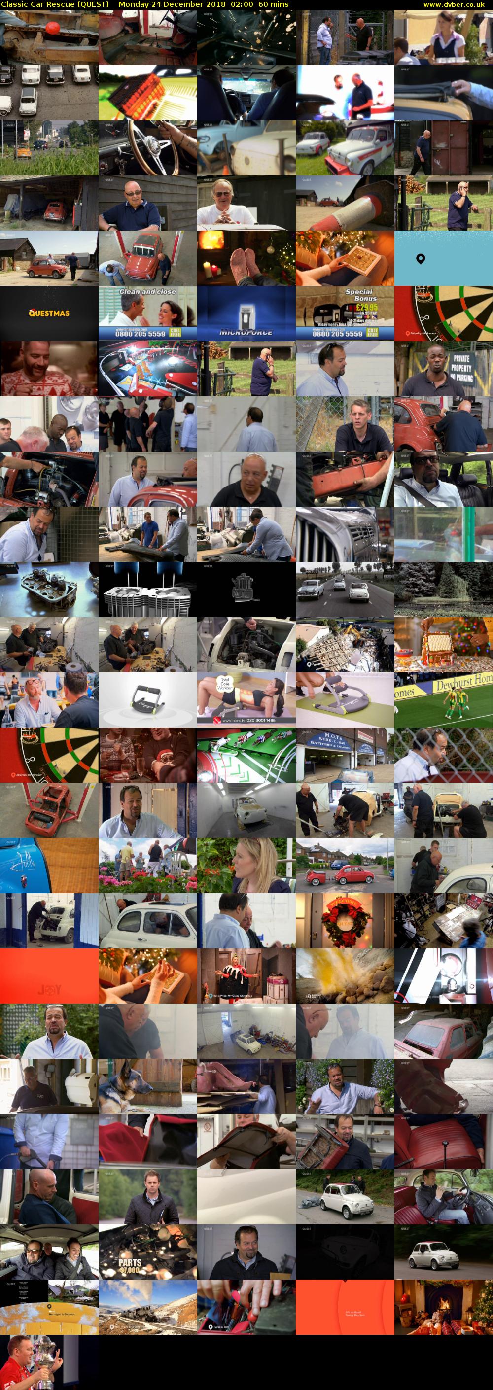 Classic Car Rescue (QUEST) Monday 24 December 2018 02:00 - 03:00