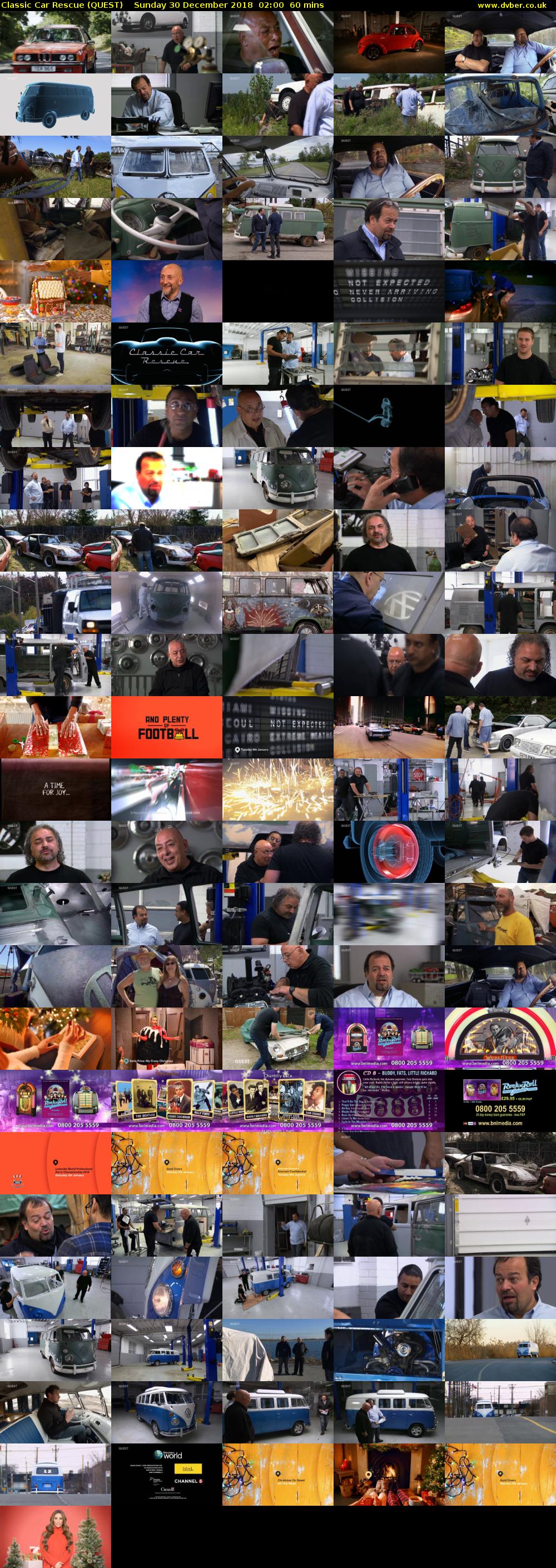 Classic Car Rescue (QUEST) Sunday 30 December 2018 02:00 - 03:00