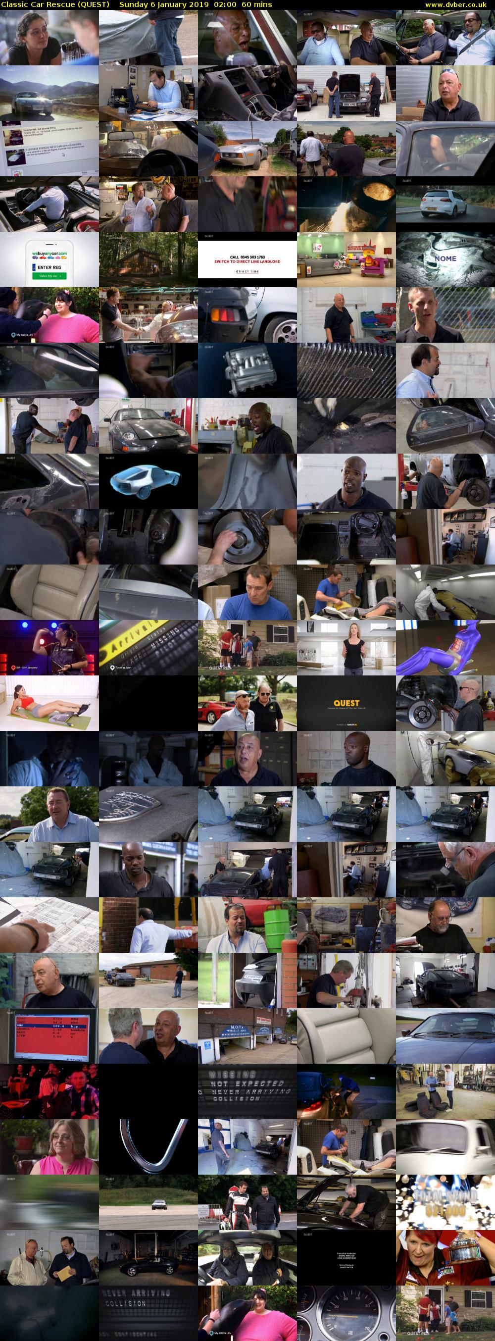 Classic Car Rescue (QUEST) Sunday 6 January 2019 02:00 - 03:00