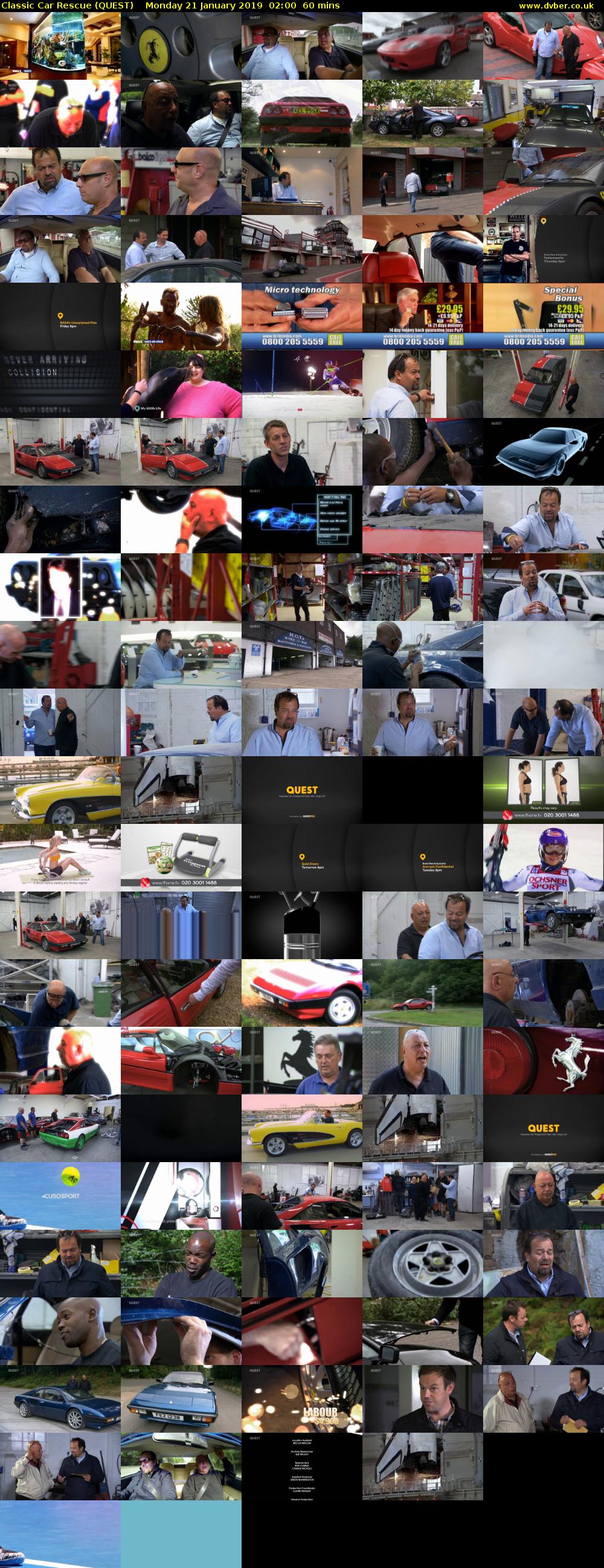 Classic Car Rescue (QUEST) Monday 21 January 2019 02:00 - 03:00