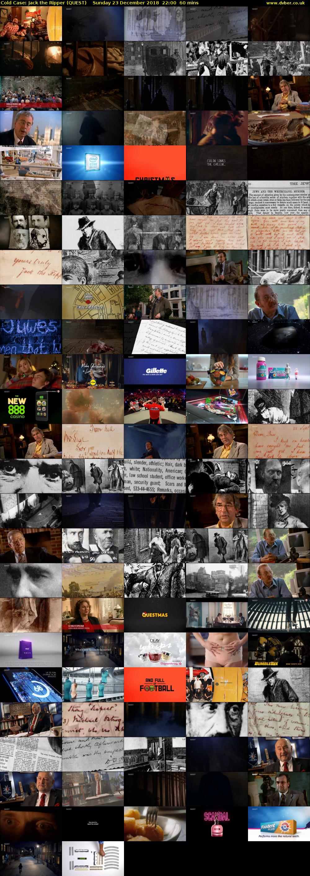 Cold Case: Jack the Ripper (QUEST) Sunday 23 December 2018 22:00 - 23:00