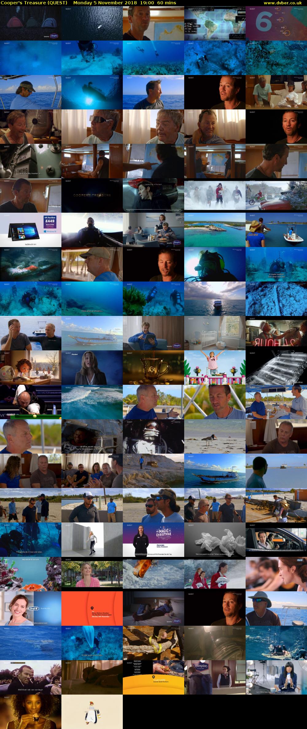 Cooper's Treasure (QUEST) Monday 5 November 2018 19:00 - 20:00