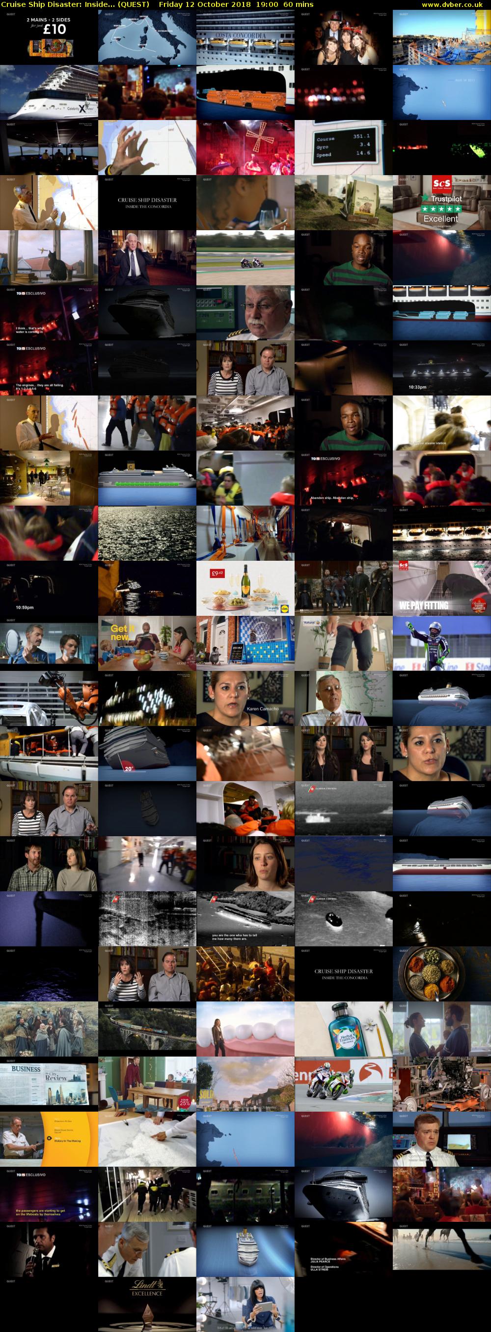 Cruise Ship Disaster: Inside... (QUEST) Friday 12 October 2018 19:00 - 20:00