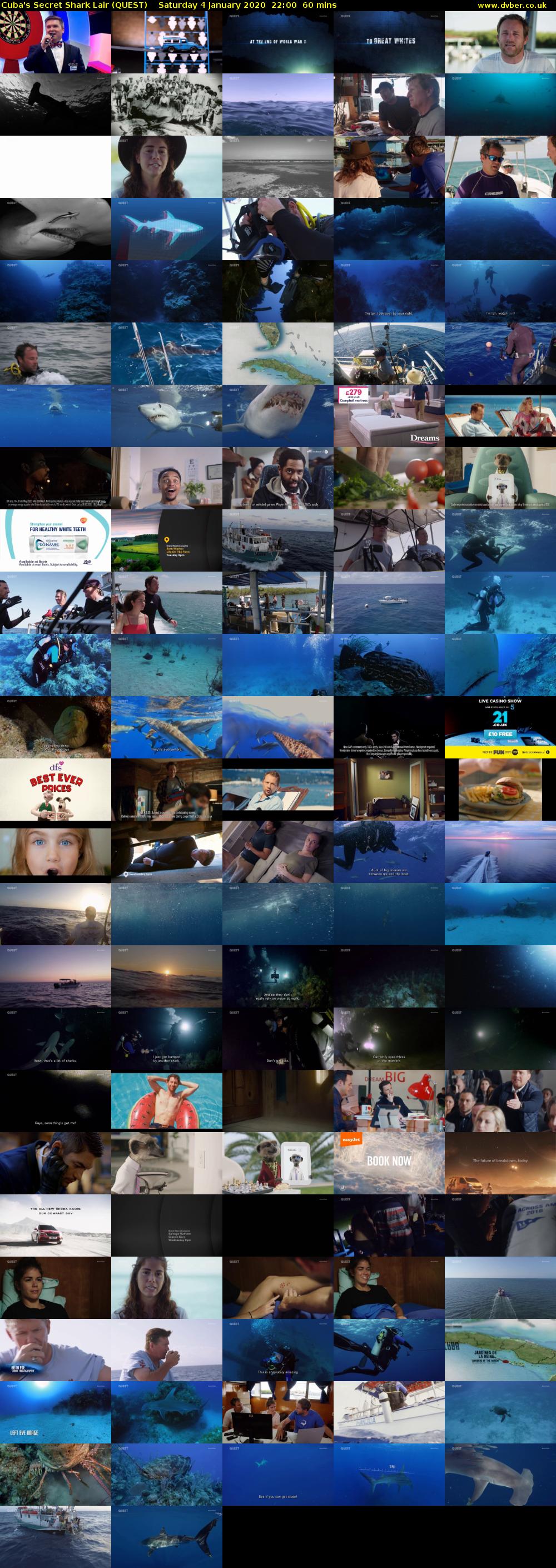 Cuba's Secret Shark Lair (QUEST) Saturday 4 January 2020 22:00 - 23:00